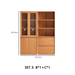 Daphne Bookcase/Bookshelf Modular Display Shelf & Storage Multiple Size