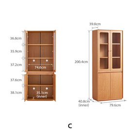 Daphne Bookcase/Bookshelf Modular Display Shelf & Storage Multiple Size