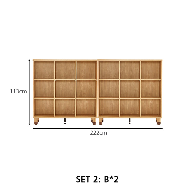 Efrain Bookcase/Bookshelf Modular Display Shelf & Storage Multiple Size