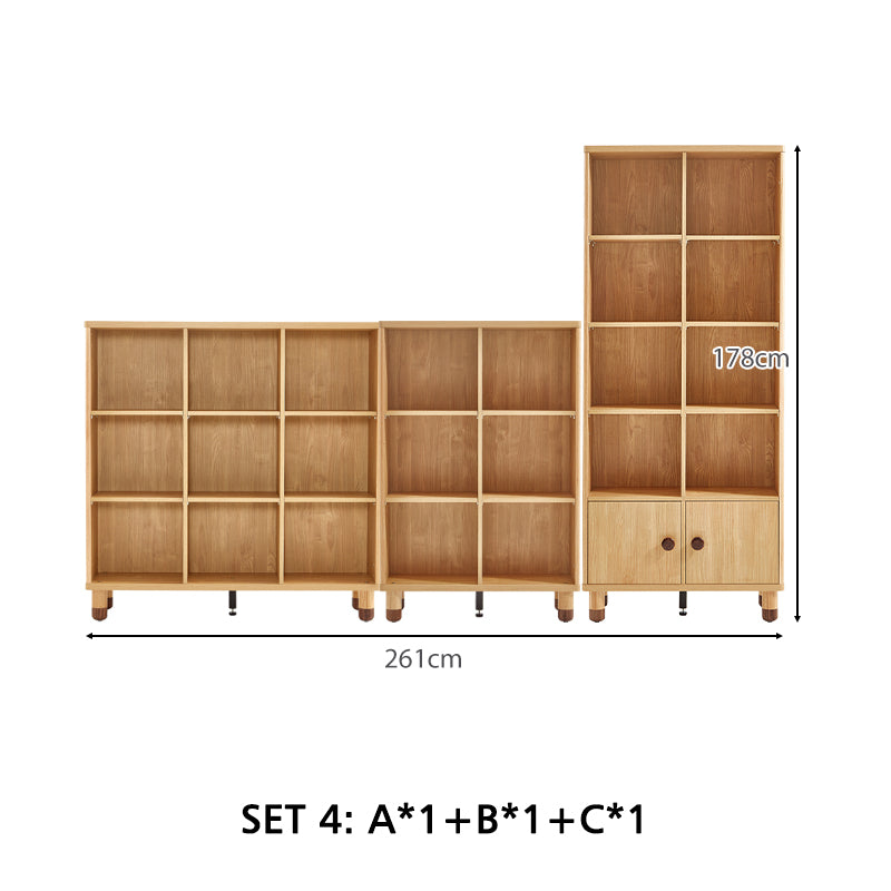 Efrain Bookcase/Bookshelf Modular Display Shelf & Storage Multiple Size