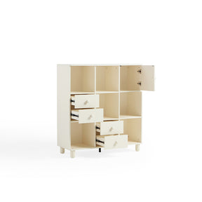 Elbert 105cm Bookcase/Bookshelf Modular Display Shelf & Storage Multiple Model