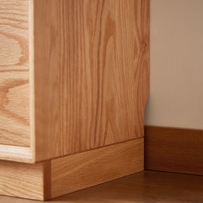 Freya 80cm FAS-Graded Solid American Oak Wood Bookcase Display Shelf & Storage