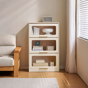 Gareth 75cm Flip-door Modular Bookcase Bookshelf/Storage Rack White