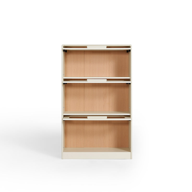 Gareth 75cm Flip-door Modular Bookcase Bookshelf/Storage Rack White