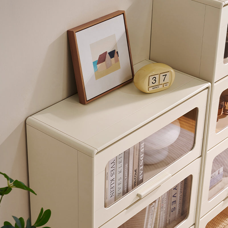 Gareth 75cm Flip-door Modular Bookcase Bookshelf/Storage Rack White