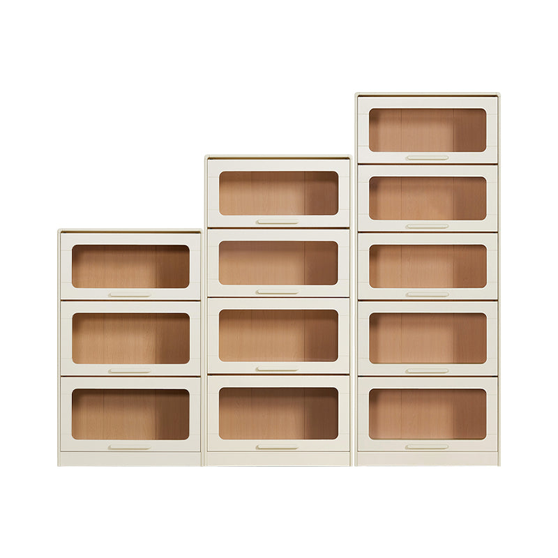 Gareth 75cm Flip-door Modular Bookcase Bookshelf/Storage Rack White