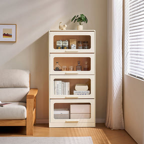 Gareth 75cm Flip-door Modular Bookcase Bookshelf/Storage Rack White