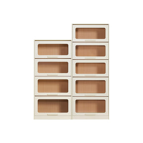 Gareth 75cm Flip-door Modular Bookcase Bookshelf/Storage Rack White