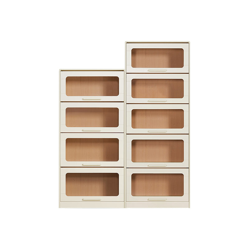 Gareth 75cm Flip-door Modular Bookcase Bookshelf/Storage Rack White