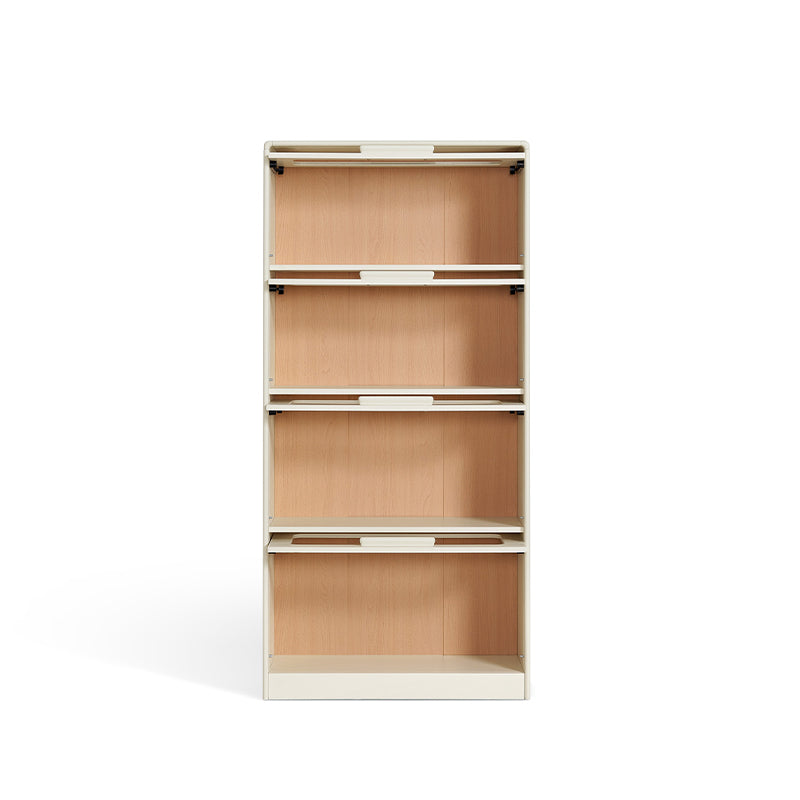 Gareth 75cm Flip-door Modular Bookcase Bookshelf/Storage Rack White