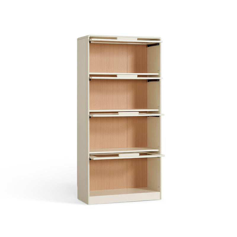 Gareth 75cm Flip-door Modular Bookcase Bookshelf/Storage Rack White