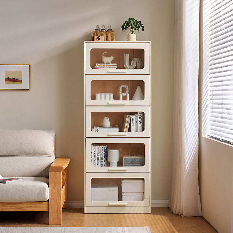 Gareth 75cm Flip-door Modular Bookcase Bookshelf/Storage Rack White