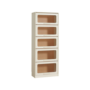 Gareth 75cm Flip-door Modular Bookcase Bookshelf/Storage Rack White