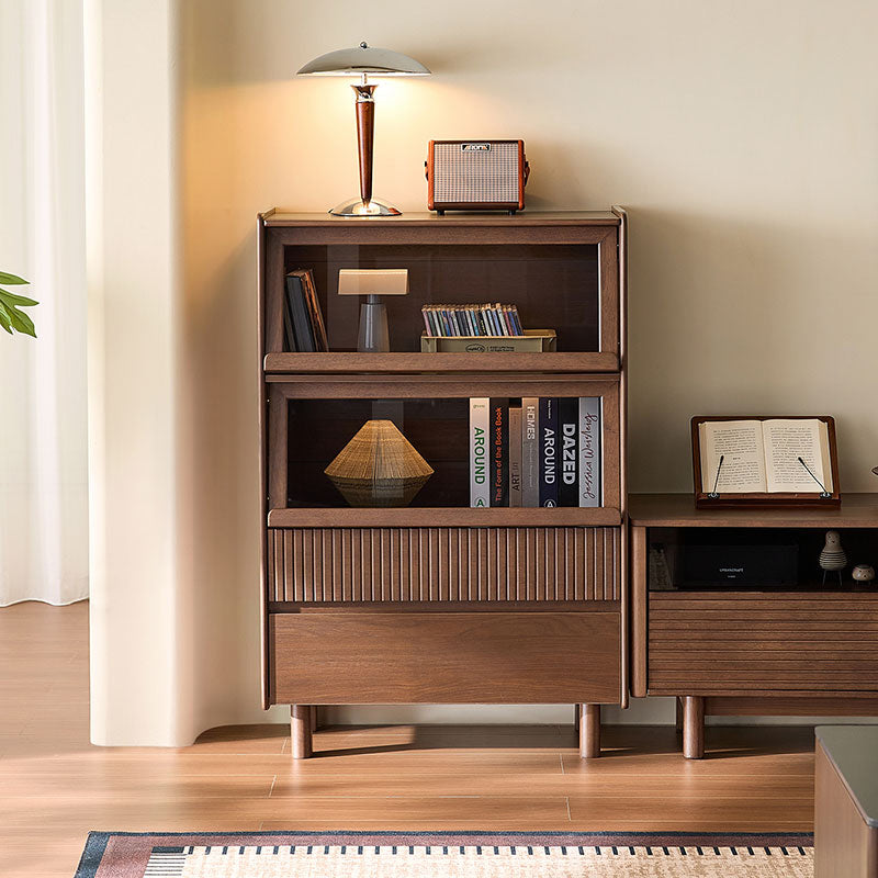 Gideon 79cm Flip-door Bookcase Display Shelf/Storage Cabinet