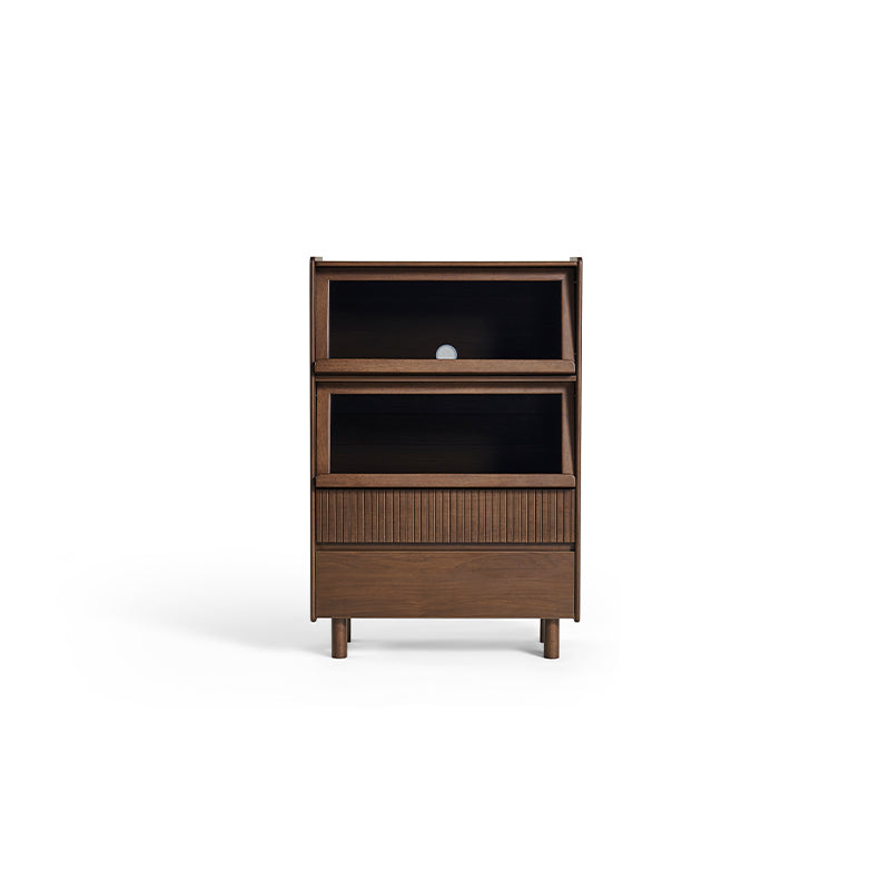 Gideon 79cm Flip-door Bookcase Display Shelf/Storage Cabinet