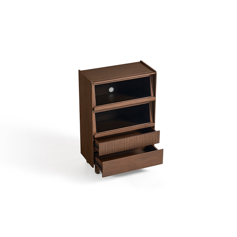 Gideon 79cm Flip-door Bookcase Display Shelf/Storage Cabinet