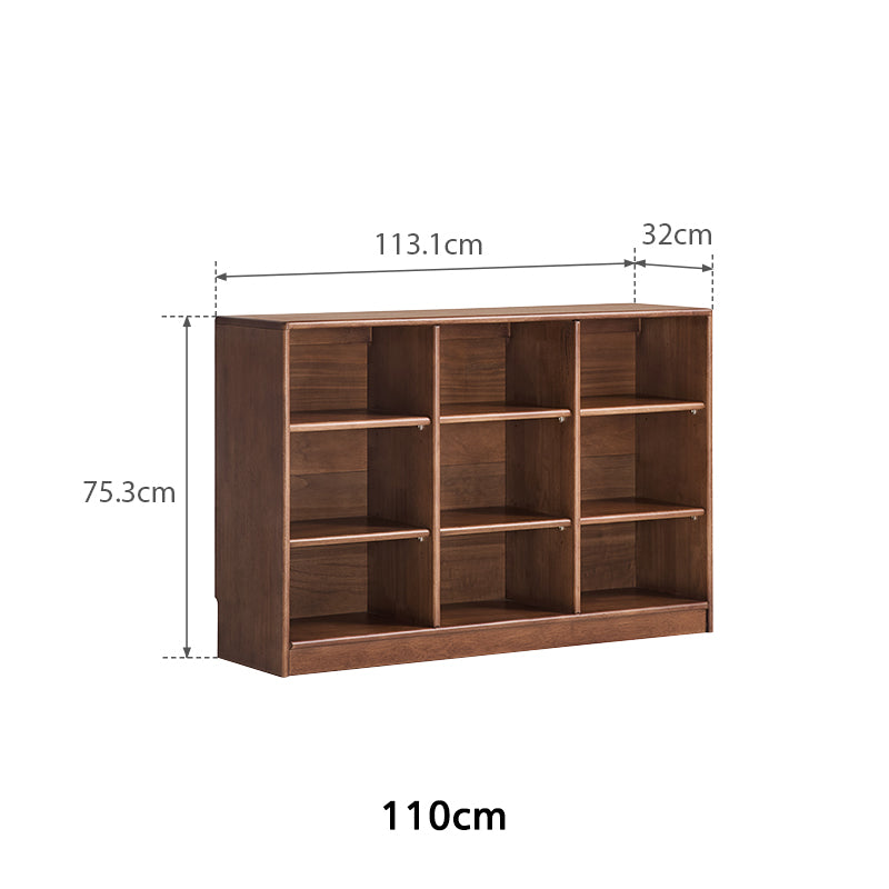 Irene 110cm/150cm Rubberwood Bookcase/Bookshelf/Cabinet Display Shelf & Storage