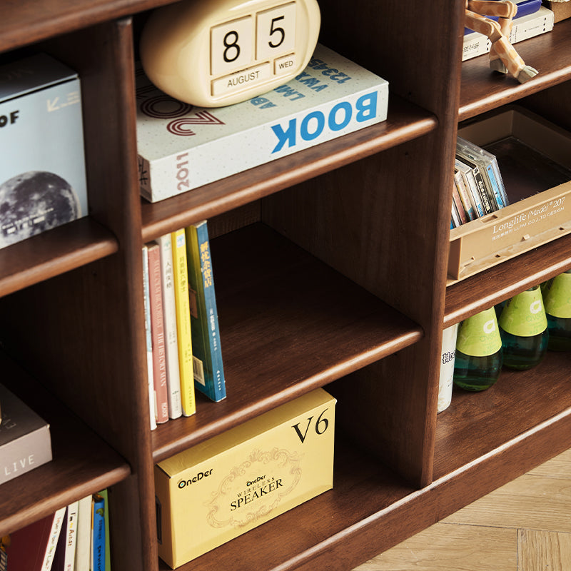 Irene 110cm/150cm Rubberwood Bookcase/Bookshelf/Cabinet Display Shelf & Storage