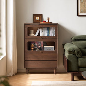 Kane 80cm Flip-door Bookcase Display Shelf/Modular Storage Cabinet For Home