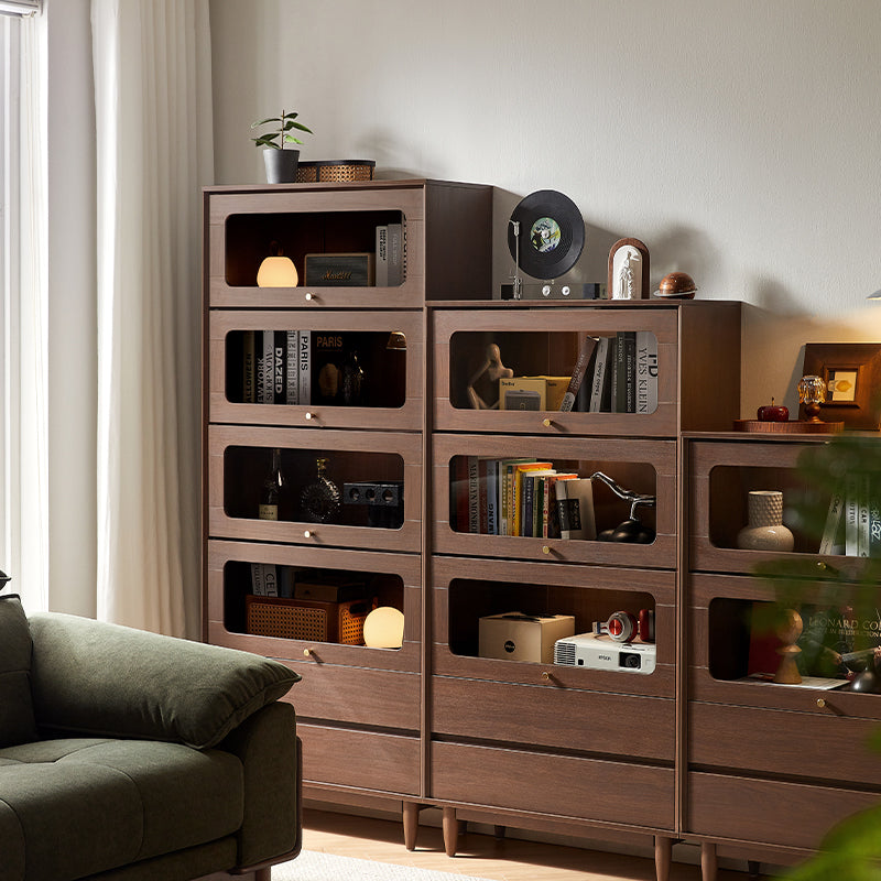 Kane 80cm Flip-door Bookcase Display Shelf/Modular Storage Cabinet For Home