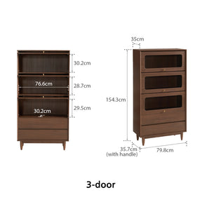 Kane 80cm Flip-door Bookcase Display Shelf/Modular Storage Cabinet For Home