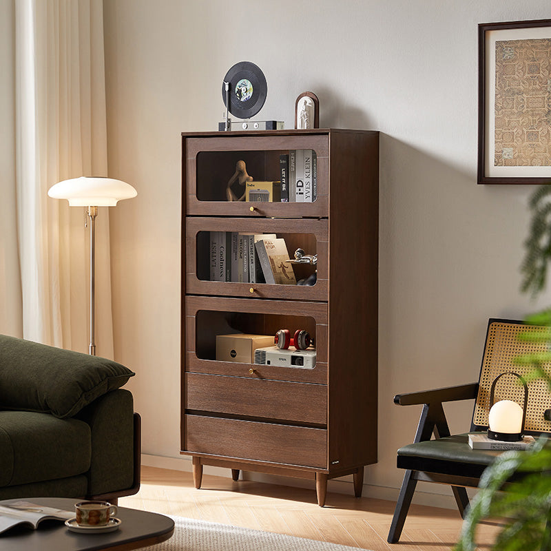 Kane 80cm Flip-door Bookcase Display Shelf/Modular Storage Cabinet For Home