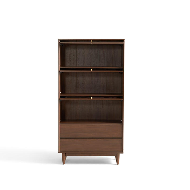 Kane 80cm Flip-door Bookcase Display Shelf/Modular Storage Cabinet For Home
