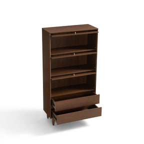 Kane 80cm Flip-door Bookcase Display Shelf/Modular Storage Cabinet For Home