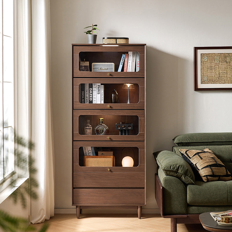 Kane 80cm Flip-door Bookcase Display Shelf/Modular Storage Cabinet For Home