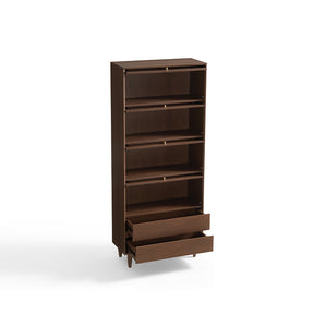 Kane 80cm Flip-door Bookcase Display Shelf/Modular Storage Cabinet For Home