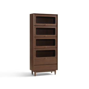 Kane 80cm Flip-door Bookcase Display Shelf/Modular Storage Cabinet For Home