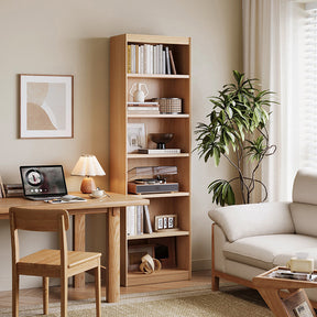 Watson 60cm/80cm Bookcase Modular Display Shelf & Storage Natural Wood Color