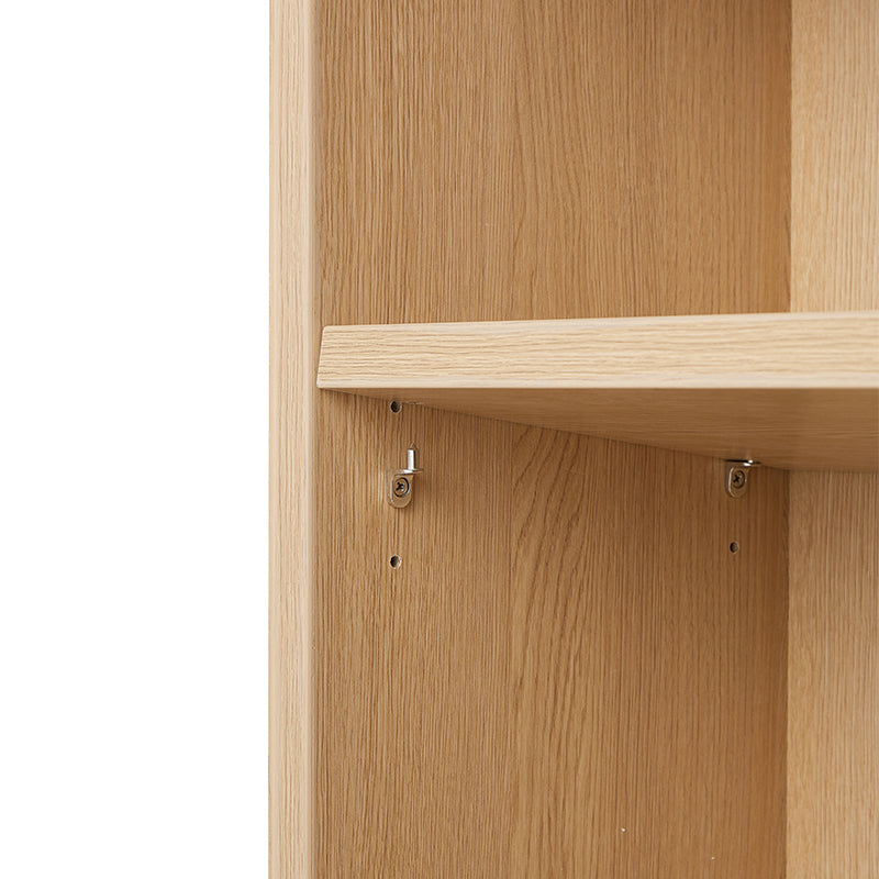 Watson 60cm/80cm Bookcase Modular Display Shelf & Storage Natural Wood Color