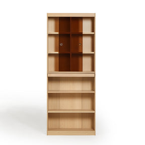 Watson 60cm/80cm Bookcase Modular Display Shelf & Storage Natural Wood Color