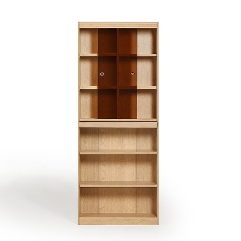 Watson 60cm/80cm Bookcase Modular Display Shelf & Storage Natural Wood Color