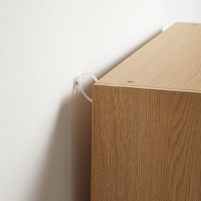 Watson 60cm/80cm Bookcase Modular Display Shelf & Storage Natural Wood Color