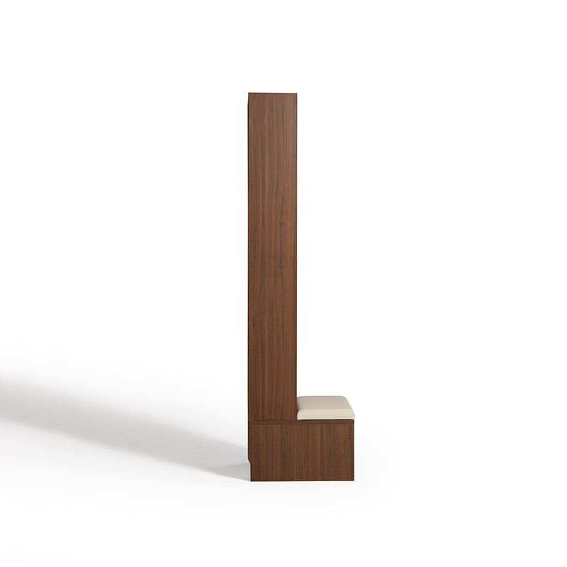 Watson 60cm/80cm Bookcase Modular Display Shelf & Storage With Cabinet/Lighting Walnut Color