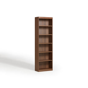Watson 60cm/80cm Bookcase Modular Display Shelf & Storage With Lighting Walnut Color