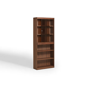 Watson 60cm/80cm Bookcase Modular Display Shelf & Storage With Lighting Walnut Color