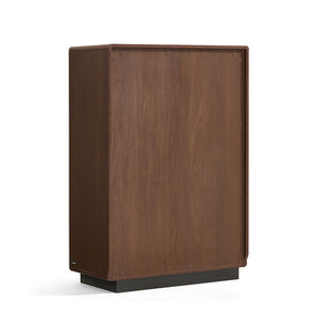 Zora 80cm Bookcase Display Shelf/Storage Cabinet For Home Walnut Color