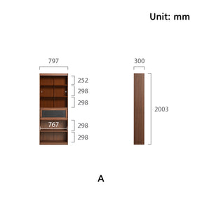 Roger Bookcase Modular Display Shelf & Storage Multiple Size