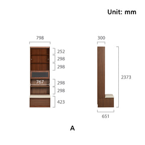 Ronald Bookcase Modular Display Shelf & Storage Multiple Size