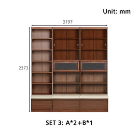 Ronald Bookcase Modular Display Shelf & Storage Multiple Size