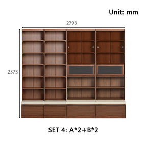 Ronald Bookcase Modular Display Shelf & Storage Multiple Size