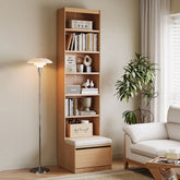 Ronald Bookcase Modular Display Shelf & Storage Multiple Size Natural Wood Color