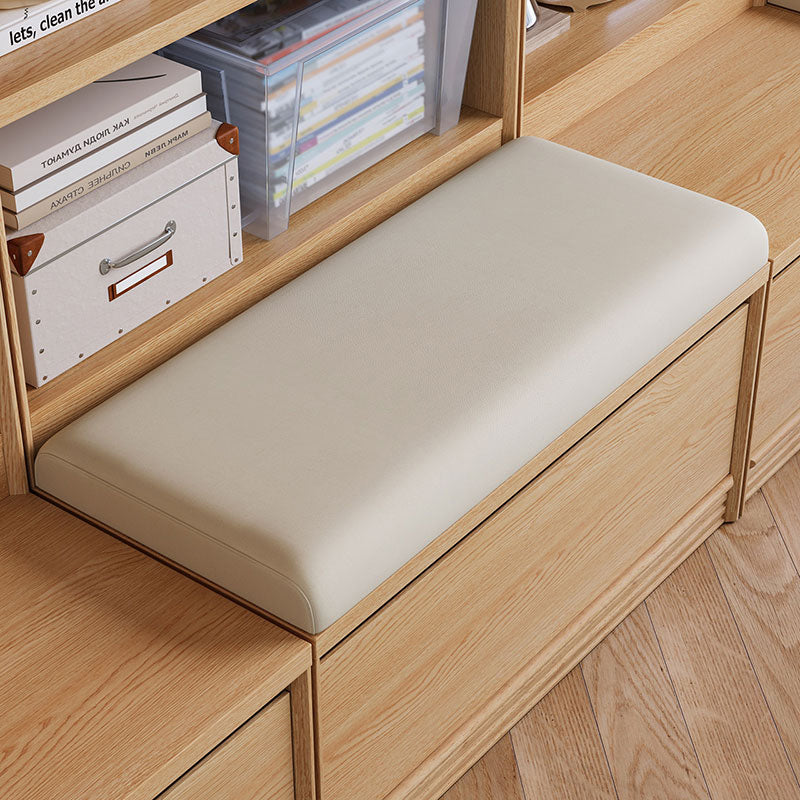 Ronald Bookcase Modular Display Shelf & Storage Multiple Size Natural Wood Color