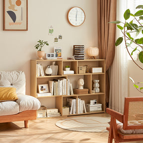 Callan Classic Design Expandable Corner Bookcase Display Shelf & Storage