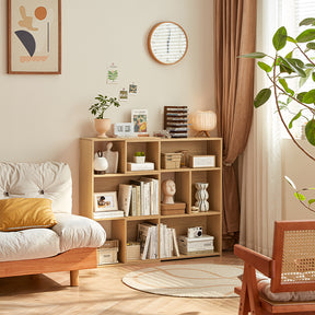 Callan Classic Design Expandable Corner Bookcase Display Shelf & Storage