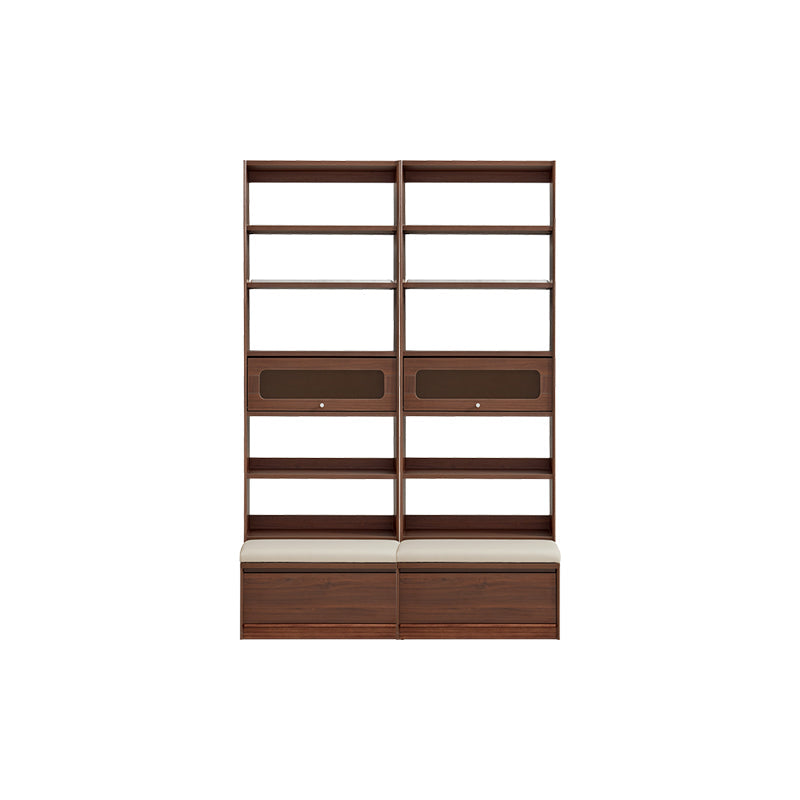 Edwin Bookcase Modular Display Shelf & Storage With Seat Multiple Size/Color