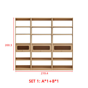 Edwin Bookcase Modular Display Shelf & Storage Multiple Size/Color